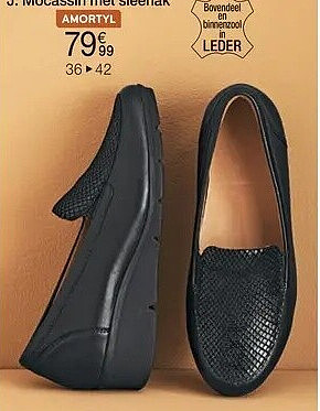J. Mocassin met sleehak