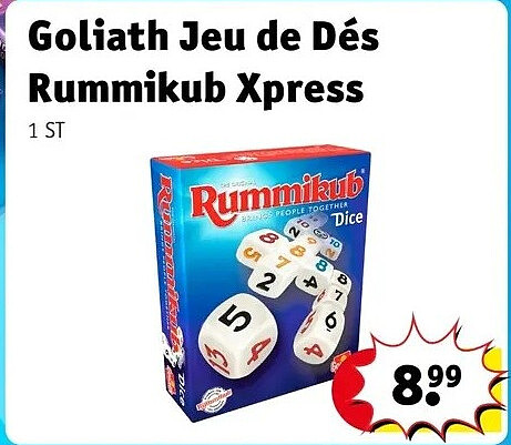Goliath Jeu de Dés Rummikub Xpress