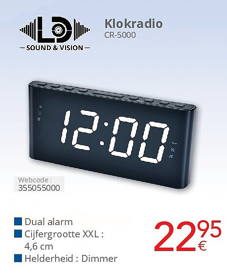 Klokradio CR-5000