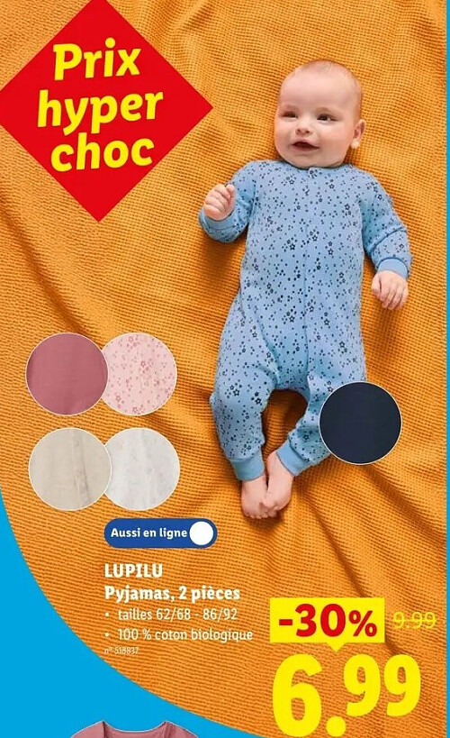 Pyjamas, 2 pièces