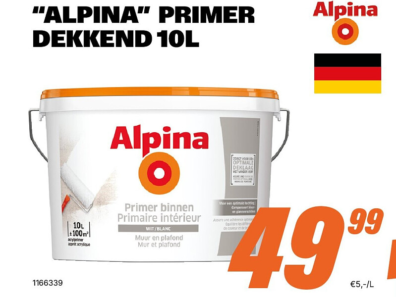 “ALPINA” PRIMER DEKKEND 10L