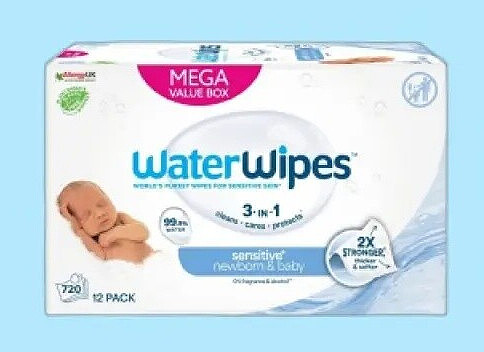 WaterWipes Baby Billendoekjes 12x60