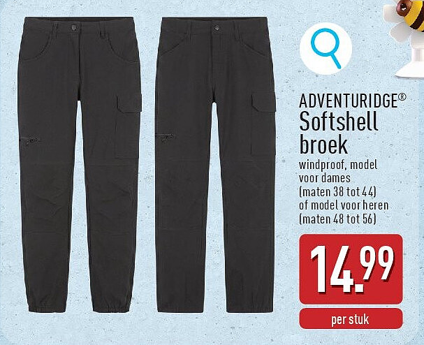 Softshell broek