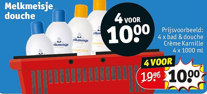 Melkmeisje douche