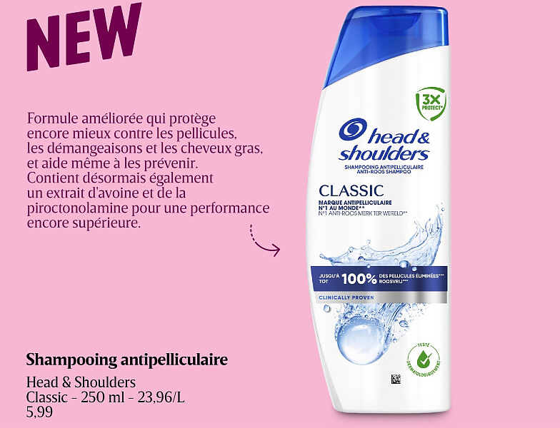 Shampooing antipelliculaire
