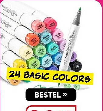 Ohuhu Honolulu 24 Basic Colors
