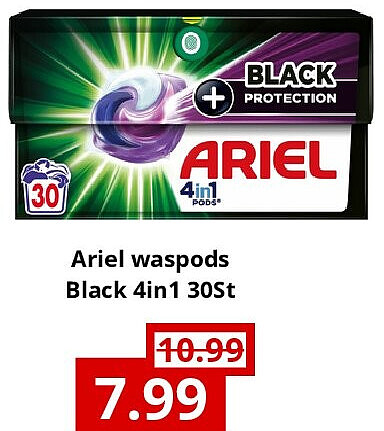 Ariel waspods Black 4in1 30St