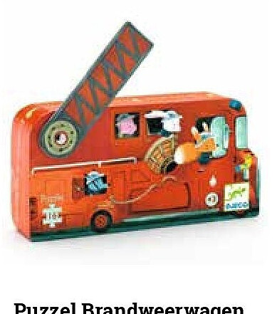 Puzzel Brandweerwagen