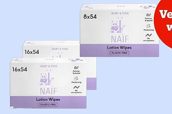 Naïf Lotion Wipes