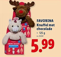 FAVORINA Knuffel met chocolade