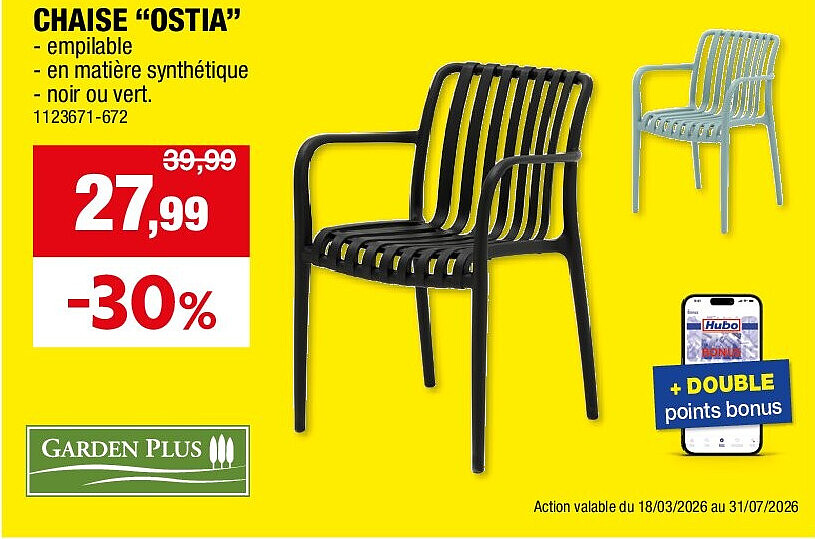 CHAISE “OSTIA”