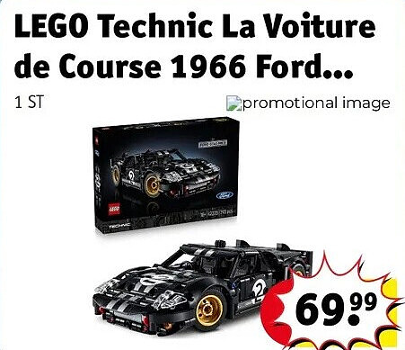 LEGO Technic La Voiture de Course 1966