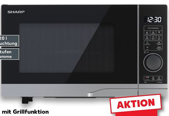 Mikrowelle mit Grillfunktion »YC-PG204AE-S«