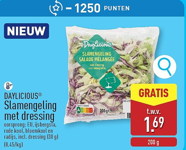 Slamengeling met dressing