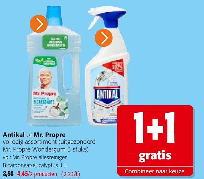 Mr. Propre allesreiniger Bicarbonaat-eucalyptus 1 L