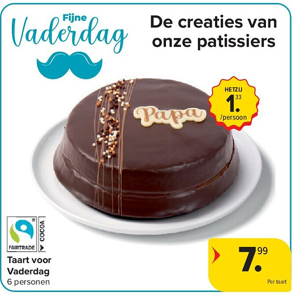 Taart voor Vaderdag