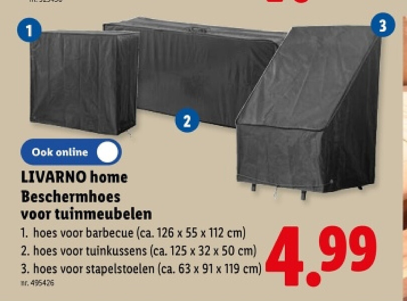 Beschermhoes voor tuinmeubelen
