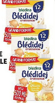 Blédidej Délice biscuité vanille Blédina