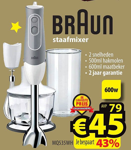 BRAUN staafmixer