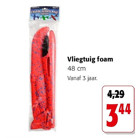Vliegtuig foam