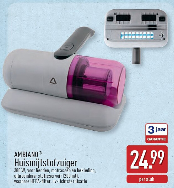 Huismijtstofzuiger