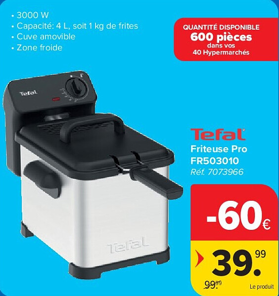 Tefal Friteuse Pro FR503010