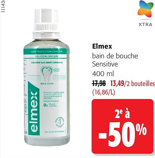 Elmex bain de bouche Sensitive 400 ml