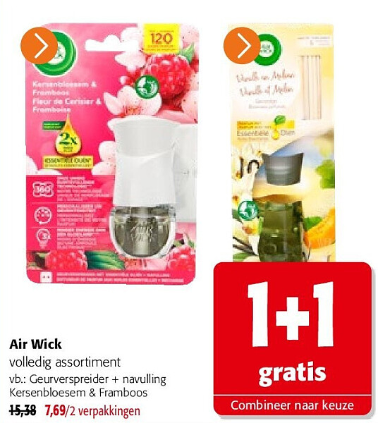 Air Wick Geurverspreider + navulling Kersenbloesem & Framboos