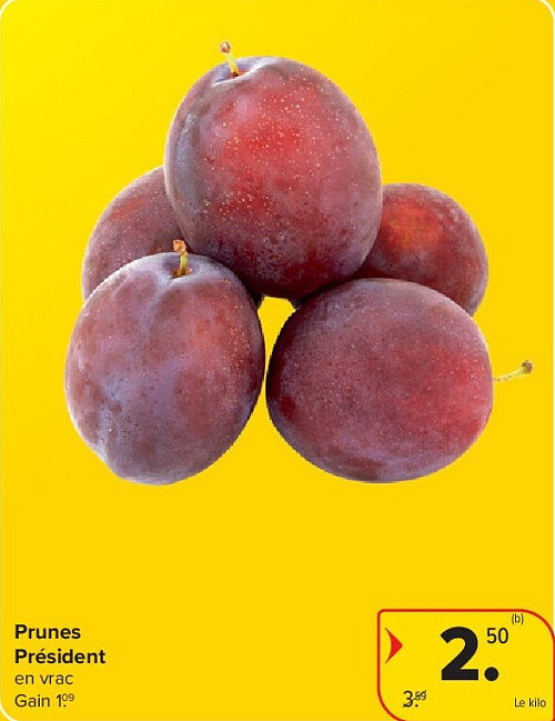 Prunes Président