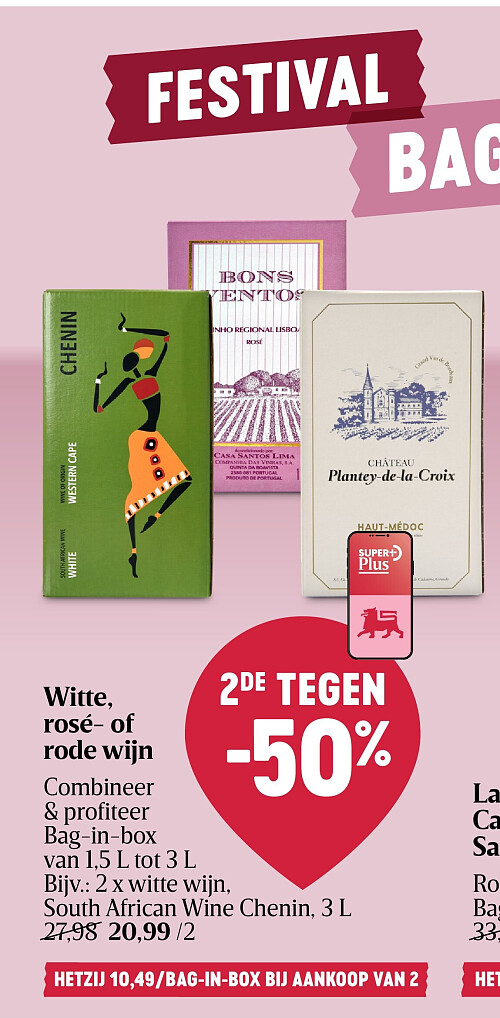 Witte, rosé- of rode wijn