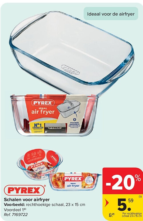 Schalen voor airfryer