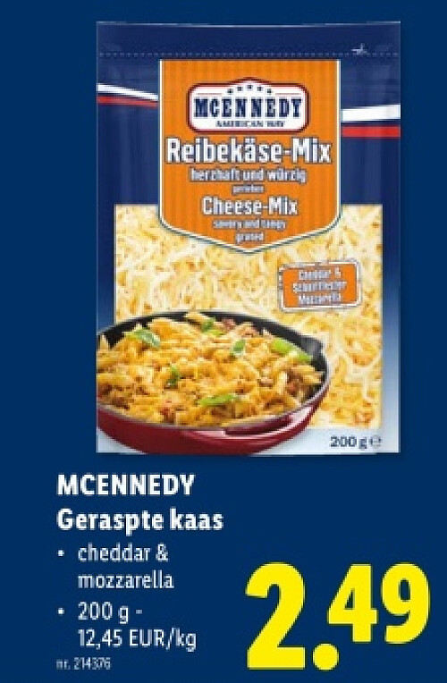 Geraspte kaas