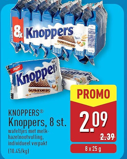 Knoppers, 8st.