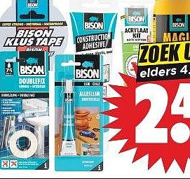Bison klus- en lijmartikelen