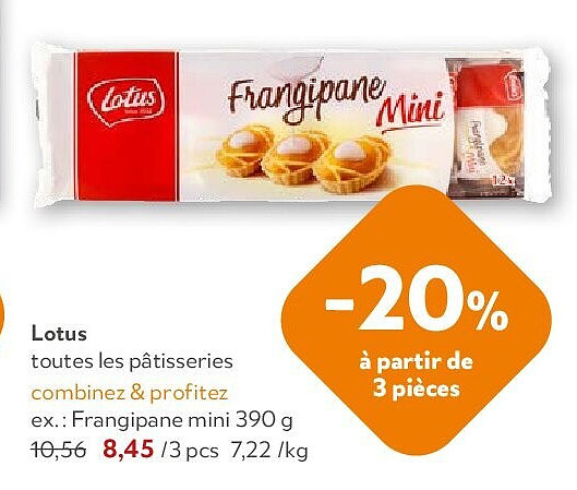 Lotus toutes les pâtisseries