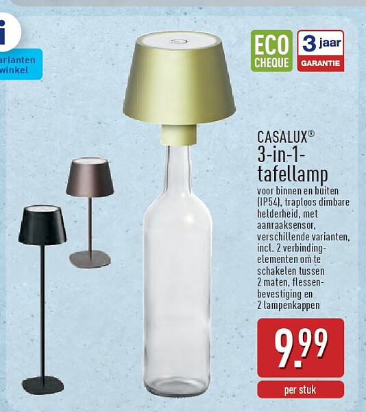 3-in-1- tafellamp