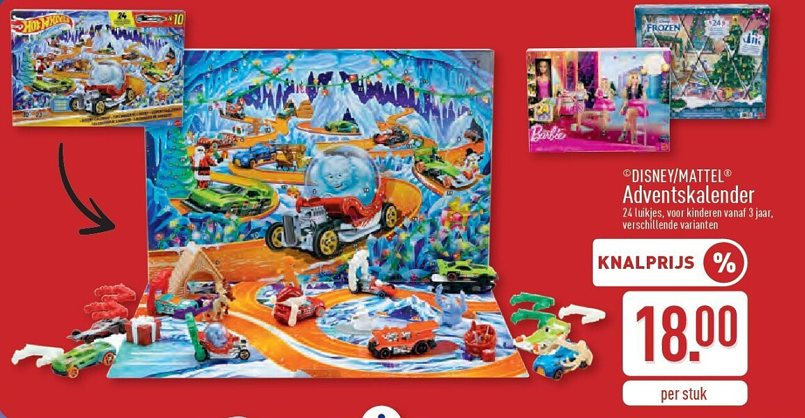 ©DISNEY/MATTEL® Adventskalender