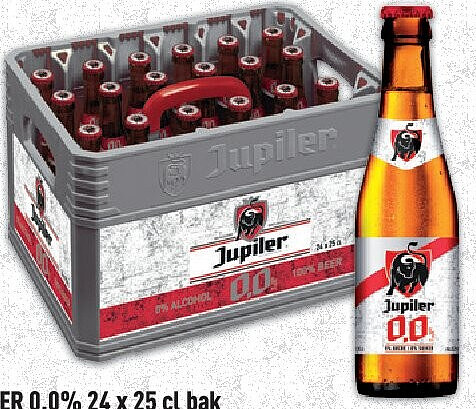 Jupiler 0,0% 24 x 25 cl bak