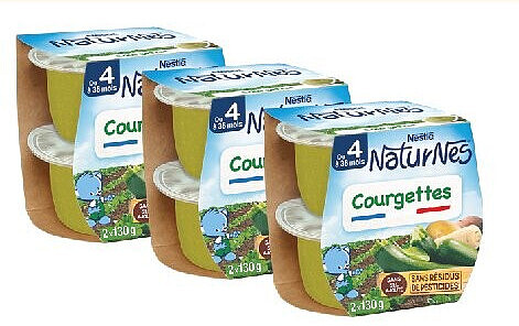 Courgettes natures