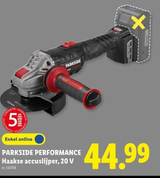 Haakse accuslijper, 20 V