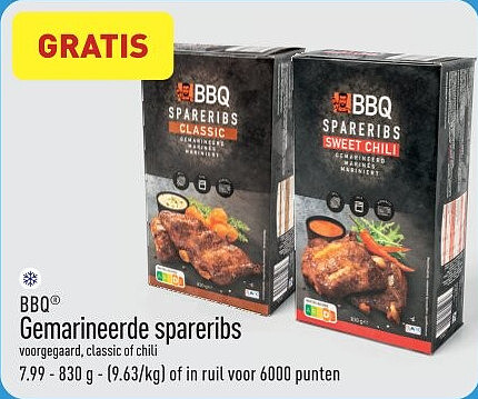 Gemarineerde spareribs