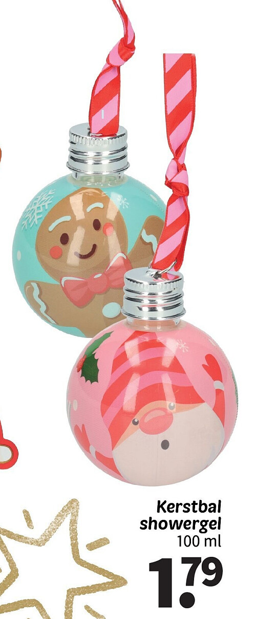 Kerstbal showergel