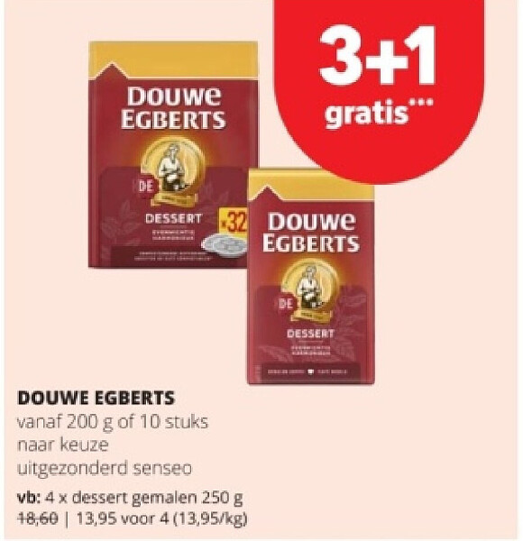 DOUWE EGBERTS dessert gemalen 250 g