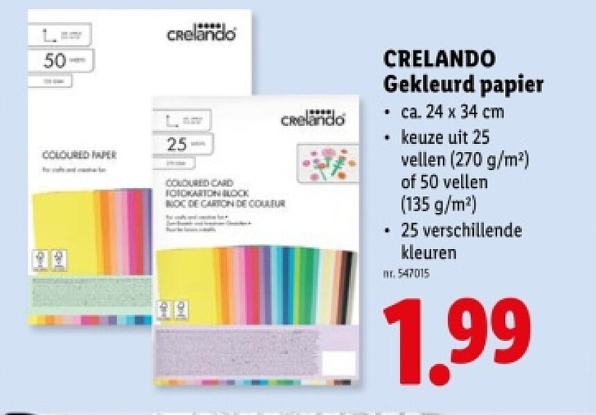 Gekleurd papier