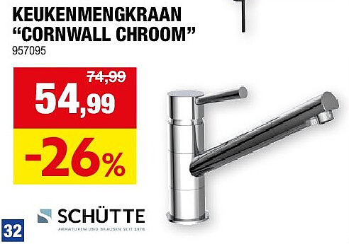 KEUKENMENGKRAAN “CORNWALL CHROOM”