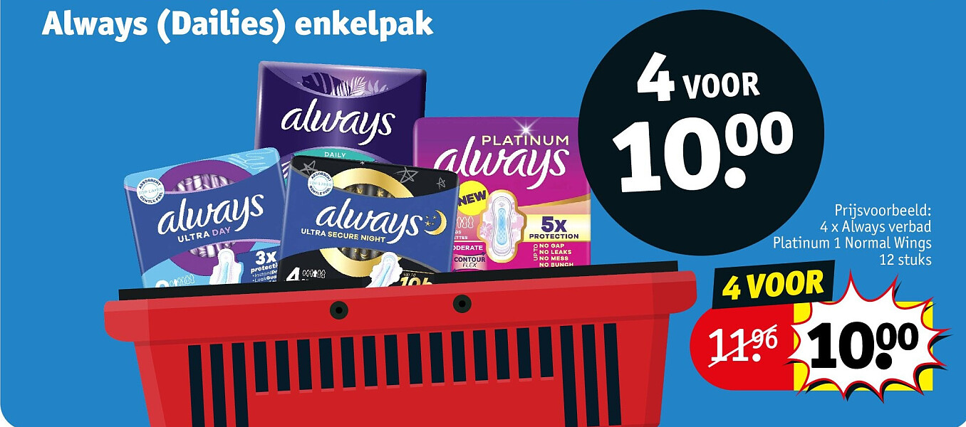 Always (Dailies) enkelpak