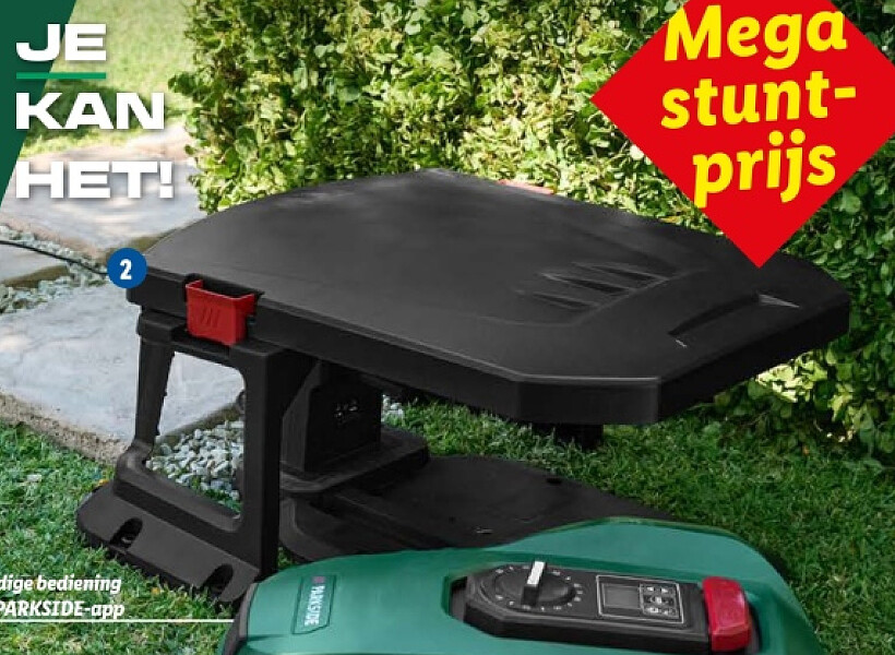 2. Garage voor robotmaaier