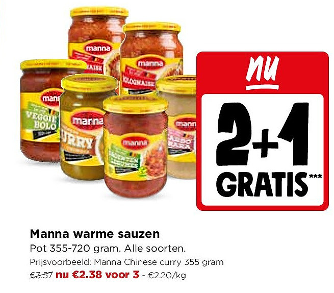 Manna warme sauzen