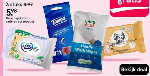 Edet Natural Skin Balance vochtig toiletpapier 42 stuks