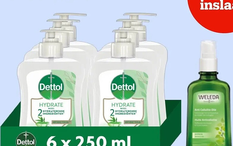 Dettol handzeep 6x250 ml